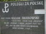 Grób Wacława Iwanowskiego jr. ps. Drapacz