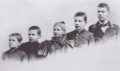 Stanisław, Tadas, Helena, Wacław i Jerzy Iwanowscy